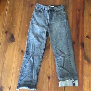 Levi’s ribcage jean in black